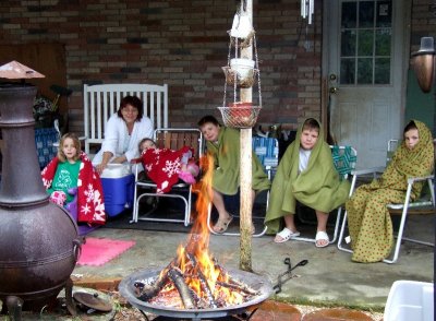  Campfire in back yard