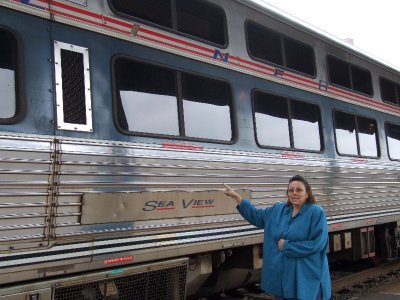 Bachi and the Viewliner sleeper