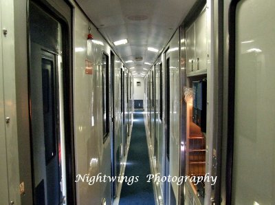 Crescent Viewliner Sleeper hallway