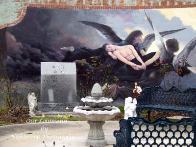 Jeff Davis Parish - Jennings - Jennings fallen police officers mural.