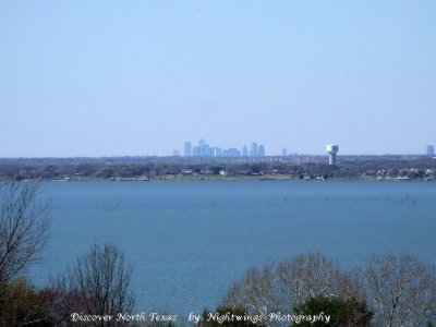 Rockwall County -  Rockwall  - Lake Ray Hubbard and downtown Dallas