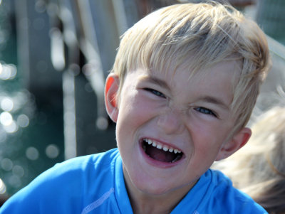 Zach at the beach
