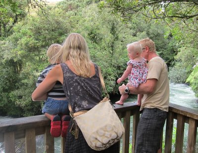 Watching Tutea Falls