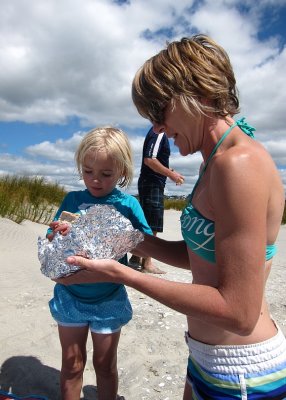 Lunch time on the sand dunes