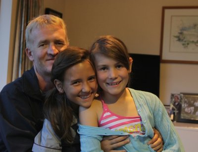 Allen, Molly and Hannah came to visit us today