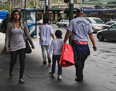 Family day in town