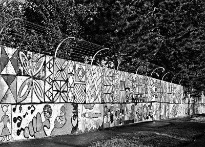 Tagged Wall - KEEP OUT!!