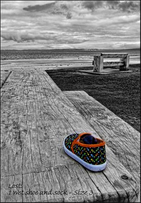 Colourful Lost Shoe