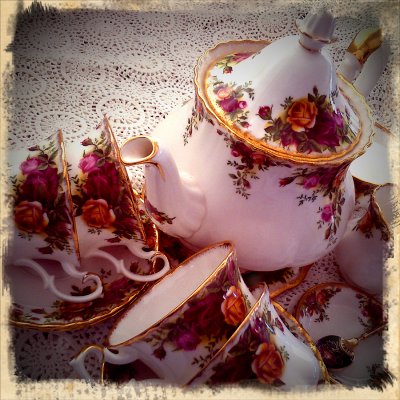 My Royal Albert Bone China teaset