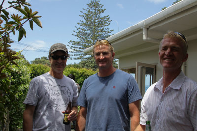 My 3 sons in NZ right now - Wayne, Phil and Allen
