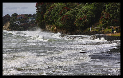 Stormy seas at Murrays Bay
