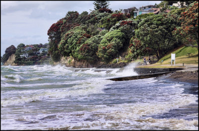 Stormy seas at Murrays Bay