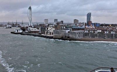 Leaving Portsmouth for St Malo, France