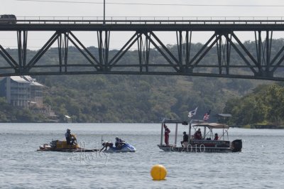 PM #593 gets a tow as Rescue Team watches