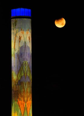Partial Lunar Eclipse - 2011 DEC 10 (Paragon Prairie Tower Eclipse)