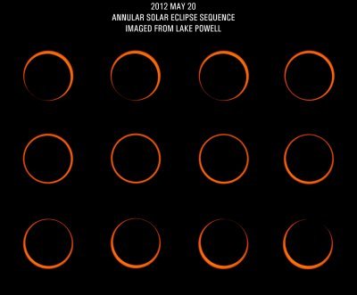 Annular Solar Eclipse - 2012 May 20 - Lake Powell.Utah.USA