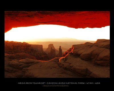 Mesa Arch Sunrise - 2