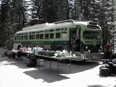 The Green Tortoise tour bus