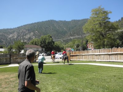 Dean and Lynne Heller Depart Mormon Station