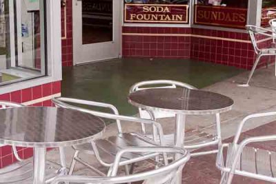 Leopold's Cafe Seating