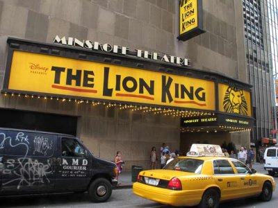 The Lion King Theatre Entrance
