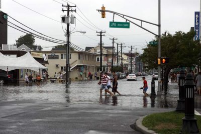 Sea Isle City Flooding on JFK Blvd.