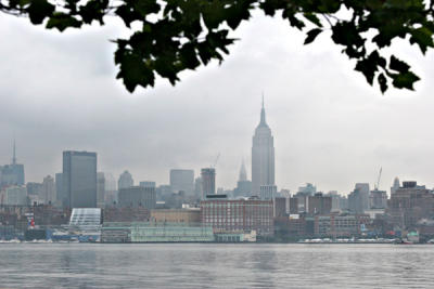Foggy Empire State Building