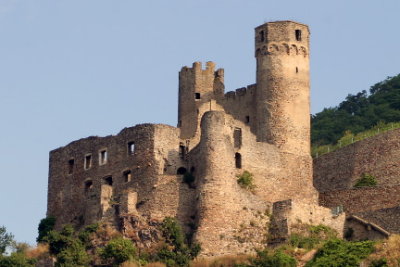 Rhine River Castle Ruin Ehrenfels