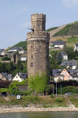 Rhine River Castle Bacharach Tower