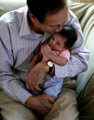 Dad With Zoe, 2007