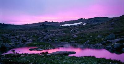 Last Camp Sunset South of Mt Stilwell