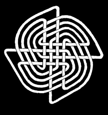 Infinity 4 X 4 White on Black