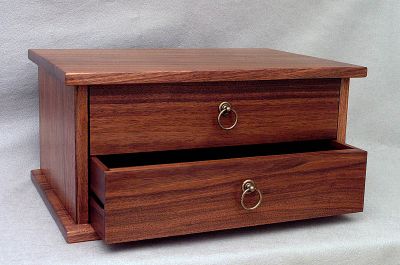 Two Drawer Chest - Angle