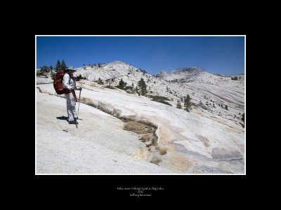 Hiking the bowl between Hyatt and Big Lake