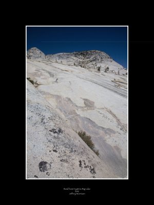 Hiking the bowl between Hyatt and Big Lake