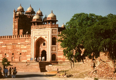  Moskee in Fatehpur Sikri.