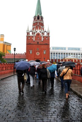 Walking into the Kremlin