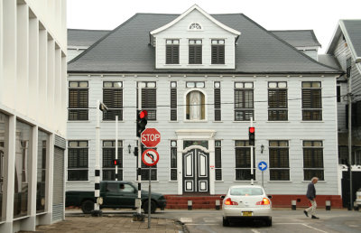 Wooden buildings of the historical city center - Houten gebouwen in het historisch stadscentrum