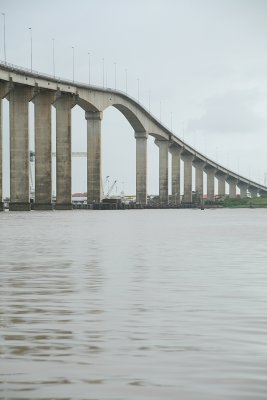 Wijdenbosch Bridge connects PARAMARIBO with COMMEWIJNE DISTRICT