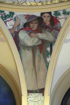 Primtorsk Hall - Paintings by Mucha
