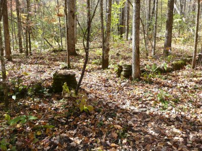 Stone entry way - probably to Officers' quarters
