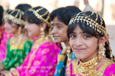 Girls at the festival