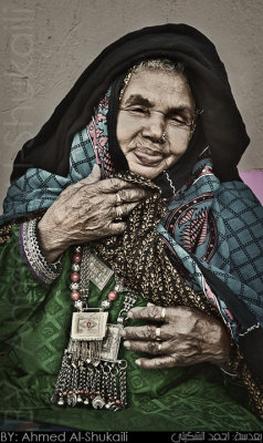 Old woman from Nizwa
