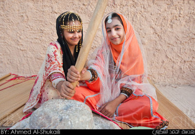 Girls at the festival