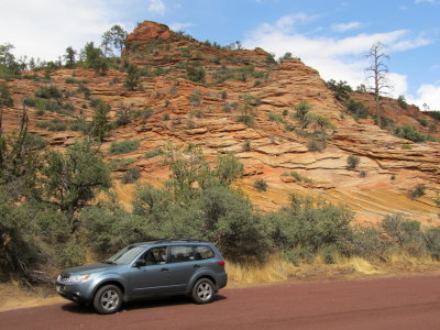 East entrance to Zion National Park