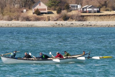 Boats no. 40 (kayak) and 13 (Kanawha)