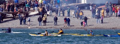 Kayaks at the start (Boats 37, 70, etc.)