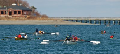 Group approaching finish