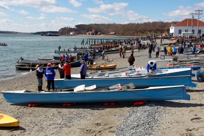 Coxed Fours ashore