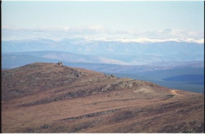 Rugged country near US border